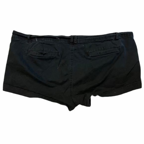 Mossimo Supply Co. Black Chino Low Rise Short Women's 4 Neutral Summer Everyday - Picture 2 of 5